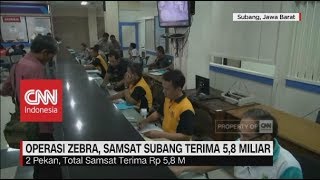 Operasi Zebra, Samsat Subang Terima Rp 5,8 Miliar