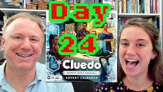 Cluedo/Clue Advent Calendar Day 24 - Secrets Under Snowfall