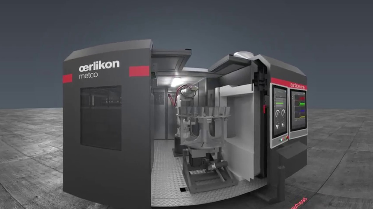 Surface One - The Thermal Spray Coating Machine 360 VR - YouTube