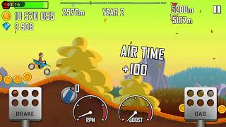 Hill climb racing World Record score in Seasons with  Motocross Bike 🏍️🏍️। Without boosters😳😳💪