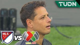 ¡EMOTIVO! Chicharito canta y siente el himno mexicano | MLS 0-0 Liga Mx | All Star Game 2022 | TUDN