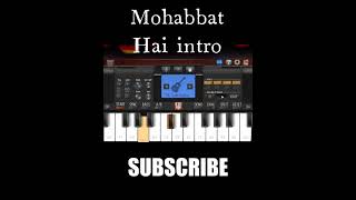 Mohabbat Hai Guitar intro cover | Mass BGM Guru |Jeet G|Stebin Ben|Hina Khan,Shaheer Sheikh| #Shorts