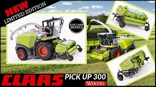 CLAAS Jaguar 870 \u0026 NEW* Claas Pickup 300 (Limited edition) by Wiking | 50th review