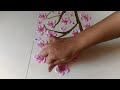 cherry blossom rangoli easy and attractive rangoli colorful and simple cherry blossom rangoli