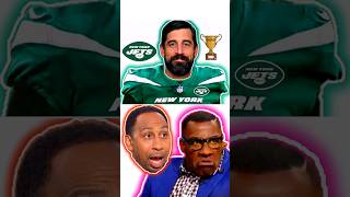 #AaronRodgers TRADED to the #JETS for 3 FIRST ROUND DRAFT PICKS 🤯#STEPHENASMITH #SHANNSHARPE #shorts