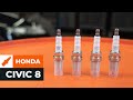 How to change spark plug on HONDA CIVIC 8 [TUTORIAL AUTODOC]