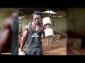 no gym no protein powder but this african bodybuilder looks jacked samuel kulbila gym devoted