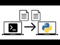Running a simple python server with post file upload functionality