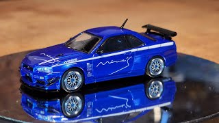 1/64 Inno64 Nissan Skyline GT-R R34 V-Spec Tuned By Mine's