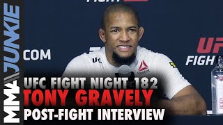 Tony Gravely thankful to get split decision nod | UFC Fight Night 182 post-fight interview