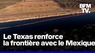 États-Unis: le Texas renforce sa frontière avec le Mexique à l'aide de bouées