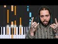 Post Malone - "Better Now" Piano Tutorial - Chords - How To Play - Cover