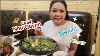 Ca sỹ Như Quỳnh đến với Chả Cá Đế Vương ôn lại hương vị món ăn Việt