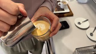 Growing as a barista - learning espresso extraction + latte art daily | Day 8 Lelit Mara X+Varia VS3