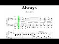 Bon Jovi - Always Sheet Music