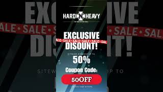 HARD’N’HEAVY Sitewide Code! #HardNHeavy #Rockwear #GothicStyle #PunkFashion #StayMetal #Edgystyle