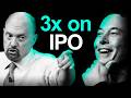 SpaceX To IPO At $135/share ($1.75 Trillion) - Jim Cramer WARNS It Could 2x or 3x On IPO Day