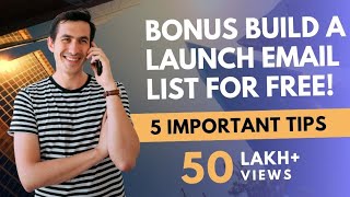BONUS Build a Launch Email List For Free! on Amazon.