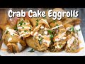 How To Cook Crab Cake Egg rolls | Easy Crab Cake Recipe + Shrimp