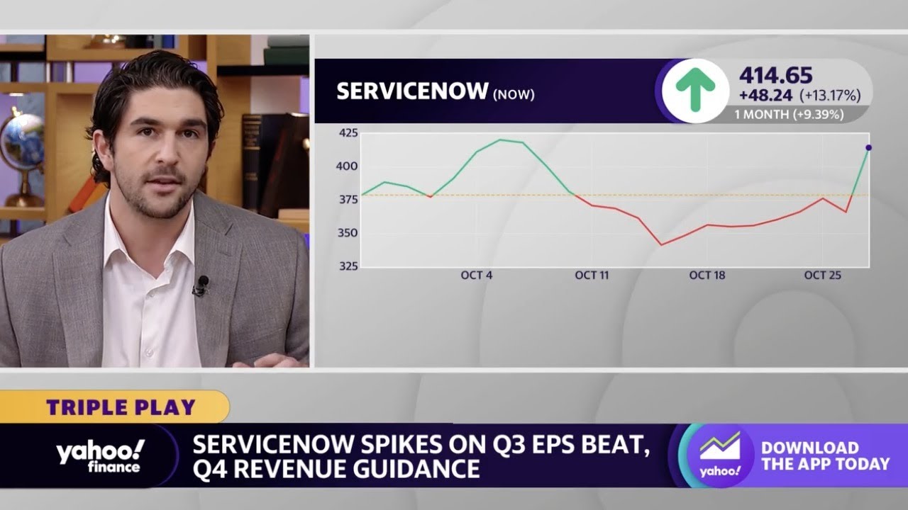 ServiceNow Surges On Earnings Beat And Raised Q4 Guidance - YouTube