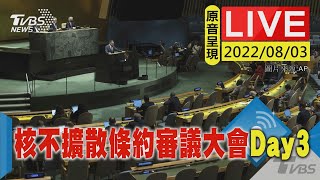 【原音呈現LIVE】《核不擴散條約》第十次審議大會DAY3 北約、中國大陸與伊朗將發言