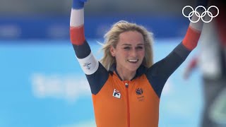 Irene Schouten sets Olympic record! | Speed Skating Beijing 2022 | Women's 5000m highlights