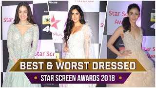 Deepika Padukone, Katrina Kaif, Alia Bhatt: Best and Worst Dressed at Star Screen Awards 2018