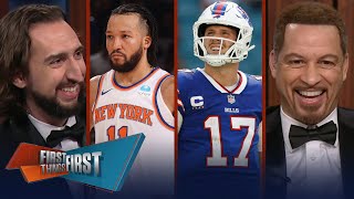 Knicks eliminated from NBA Playoffs & Bills QB Josh Allen the best in the NFL? |