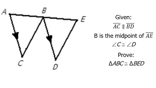 Day 10 HW - Triangle Congruence Proofs with Parallel Segments