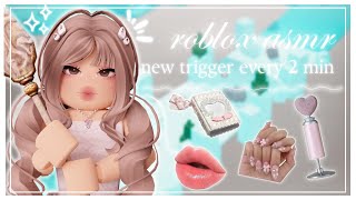 ꒰ roblox asmr 🌸 ꒱ ⋆˚࿔ ASMR BUT THE TRIGGERS CHANGE EVERY MINUTE .ᐟ 𝜗𝜚˚⋆