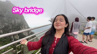 Sky bridge | going to back last day in Malaysia | Sitara yaseen vlog