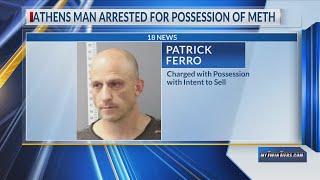 Athens man arrested for possession of meth with the intent to sell