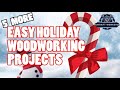 5 Easy Holiday #Woodworking Projects That Sell | DIY Christmas Decor Ideas