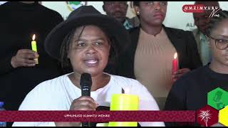 WATCH: Alfred Nzo District Municipality Hold A Candle Light Memorial Day In Ngojini Village.