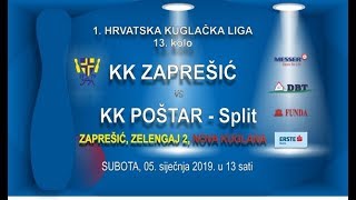 2019 - KK ZAPREŠIĆ : KK POŠTAR