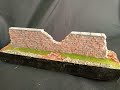 Brick wall for dioramas tutorial 1/35 scale