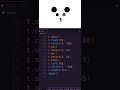 create panda in python turtle | python turtle graphics | #SHORTS