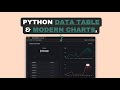Python Data Tables and Modern Charts - Flet Tutorial