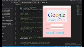 Google image downloader via Python script
