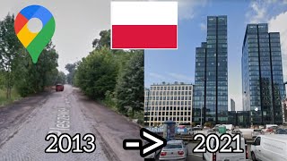 POLAND 2013 VS POLAND 2021 | GOOGLE MAPS STREET VIEW | (IT CHANGED A LOT)