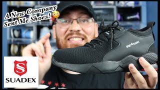 SUADEX SHOES: A NEW COMPANY SENT ME SHOES!! - Steel Toe Gym Shoes???