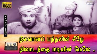 நீலவானப் பந்தலின் கீழே  பாடல் HD | M.G.ராமசந்திரன் இனிமையான காதல் பாடல் .