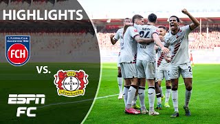 🔒 Bayer Leverkusen LOCKS IN 🔒 | Bundesliga Highlights | ESPN FC