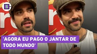 Caio Castro comenta polêmica sobre pagar o jantar: 'Fiquei surpreso com a repercussão'