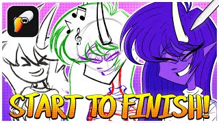 How I ANIMATE W/ MUSIC! (Toonsquid Process, Tips & More!)