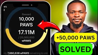 PAWS 🐾 New Quest - wPAWS UNLOCKING || Claim 4 Milestones NOW