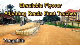 Ekwulobia Flyover Adjoining Roads Nears Completion: Center Barriers Done, Asphalting Next