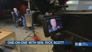 Sen Scott campaigns in Tampa