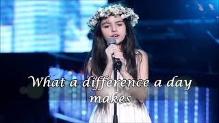 Angelina Jordan - What A Difference A Day Makes (Lyrics)