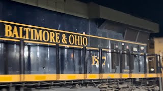 CSXT1827 + Conrail caboose at AMTK Depew Station